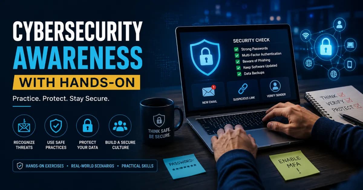 Cybersecurity Awareness with Hands-on